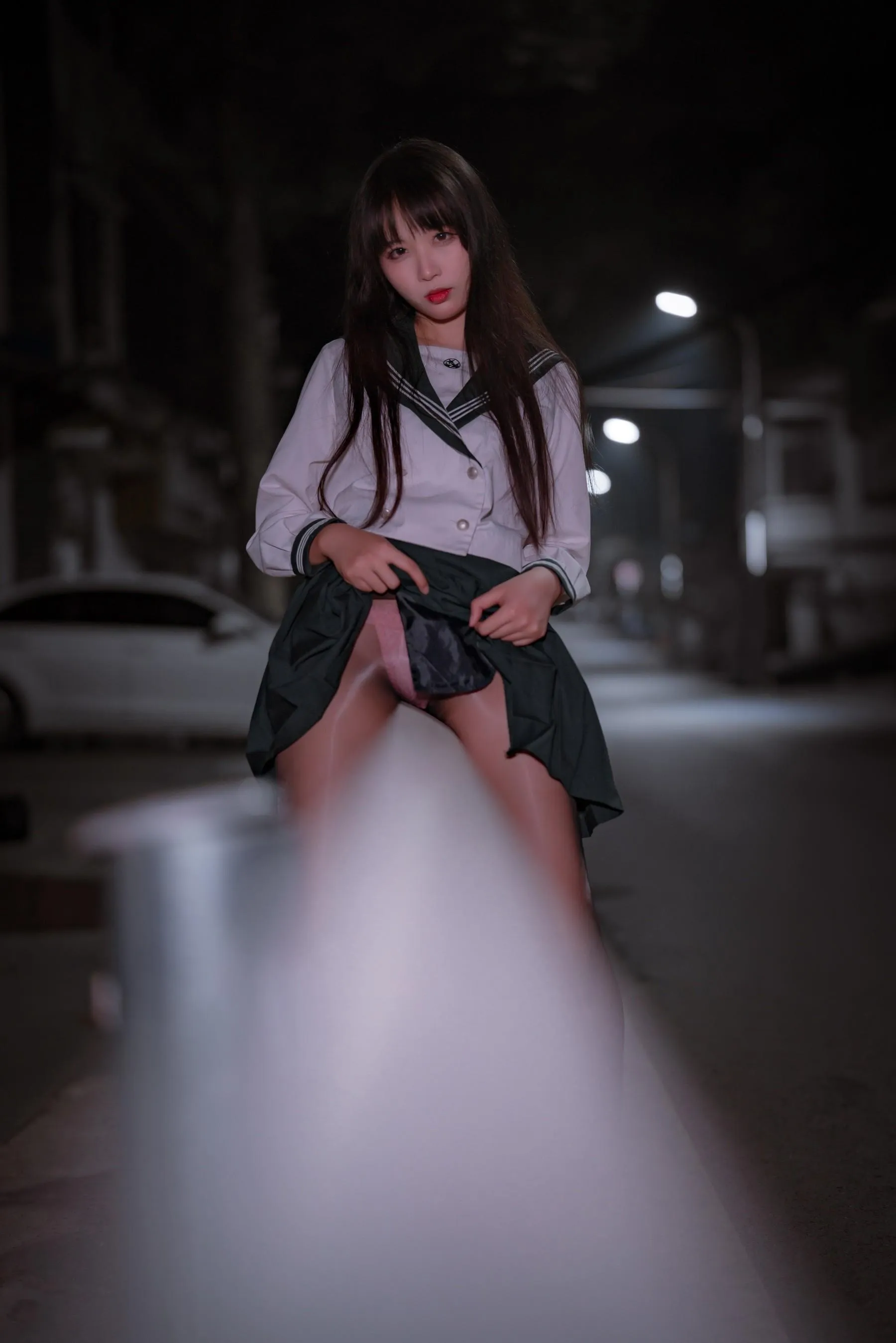 轩萧学姐 – NO.38 公路JK [57P]插图5
